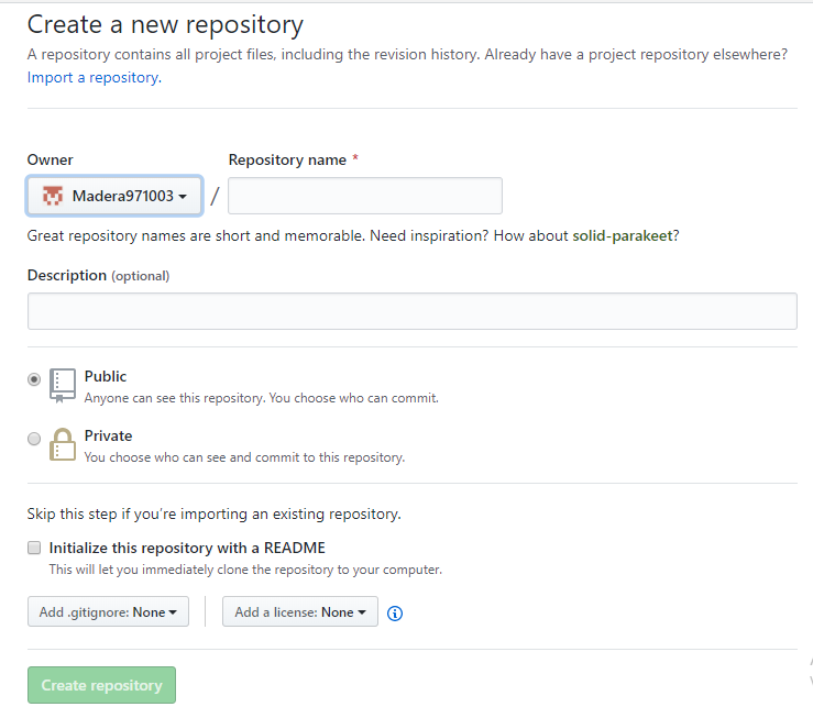 Datos de repositorio