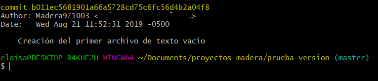 Selección de versión